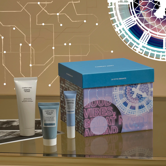 The Bustling City (LONDRES)– Coffret cadeau Comfort Zone |Routine éclat & hydratation