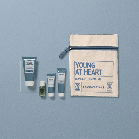 YOUNG AT HEART KIT – Comfort Zone | Routine Anti-Âge Éclat & Fermeté | 4 Soins SUBLIME SKIN